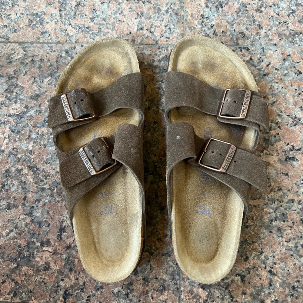 Birkenstock Arizona Suede with Soft Footbed